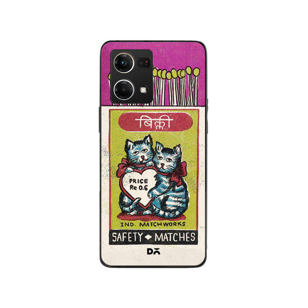 

DailyObjects Billi Matchbox Glass Case Cover For Oppo F21 Pro