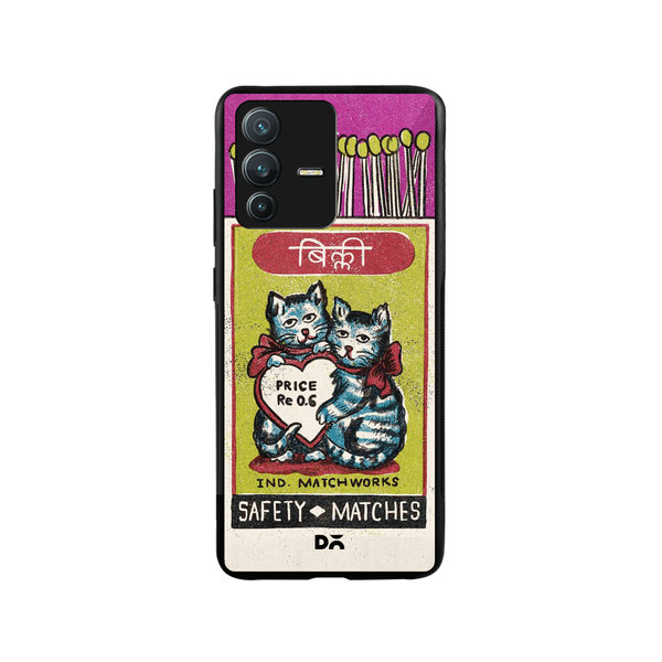 

DailyObjects Billi Matchbox Glass Case Cover For Vivo V23