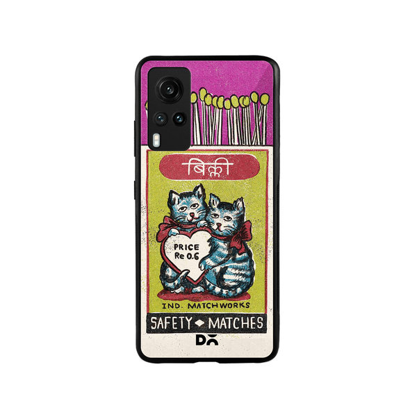 

DailyObjects Billi Matchbox Glass Case Cover For Vivo X60