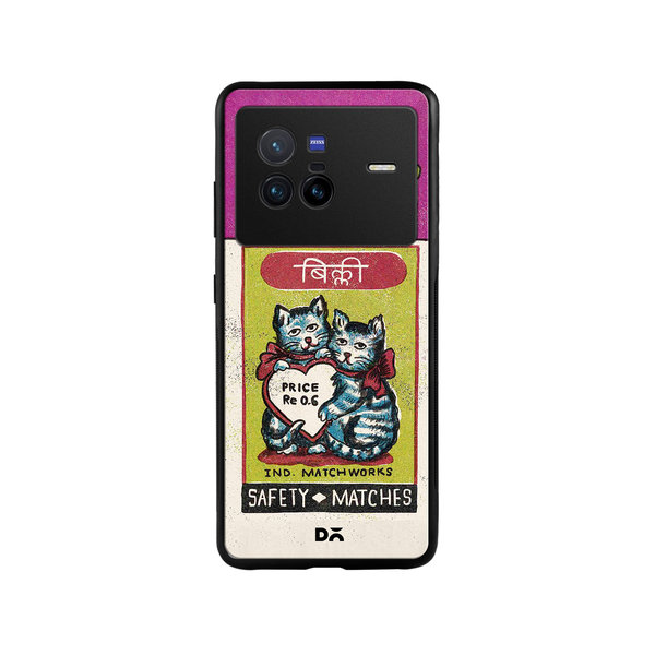 

DailyObjects Billi Matchbox Glass Case Cover For Vivo X80