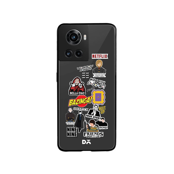 

DailyObjects Binge Watch Glass Case Cover For OnePlus 10R