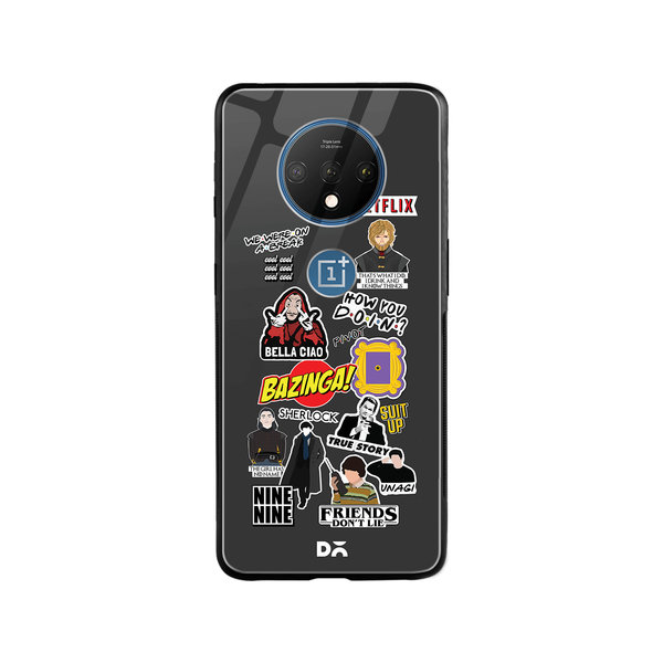 

DailyObjects Binge Watch Glass Case Cover For OnePlus 7T