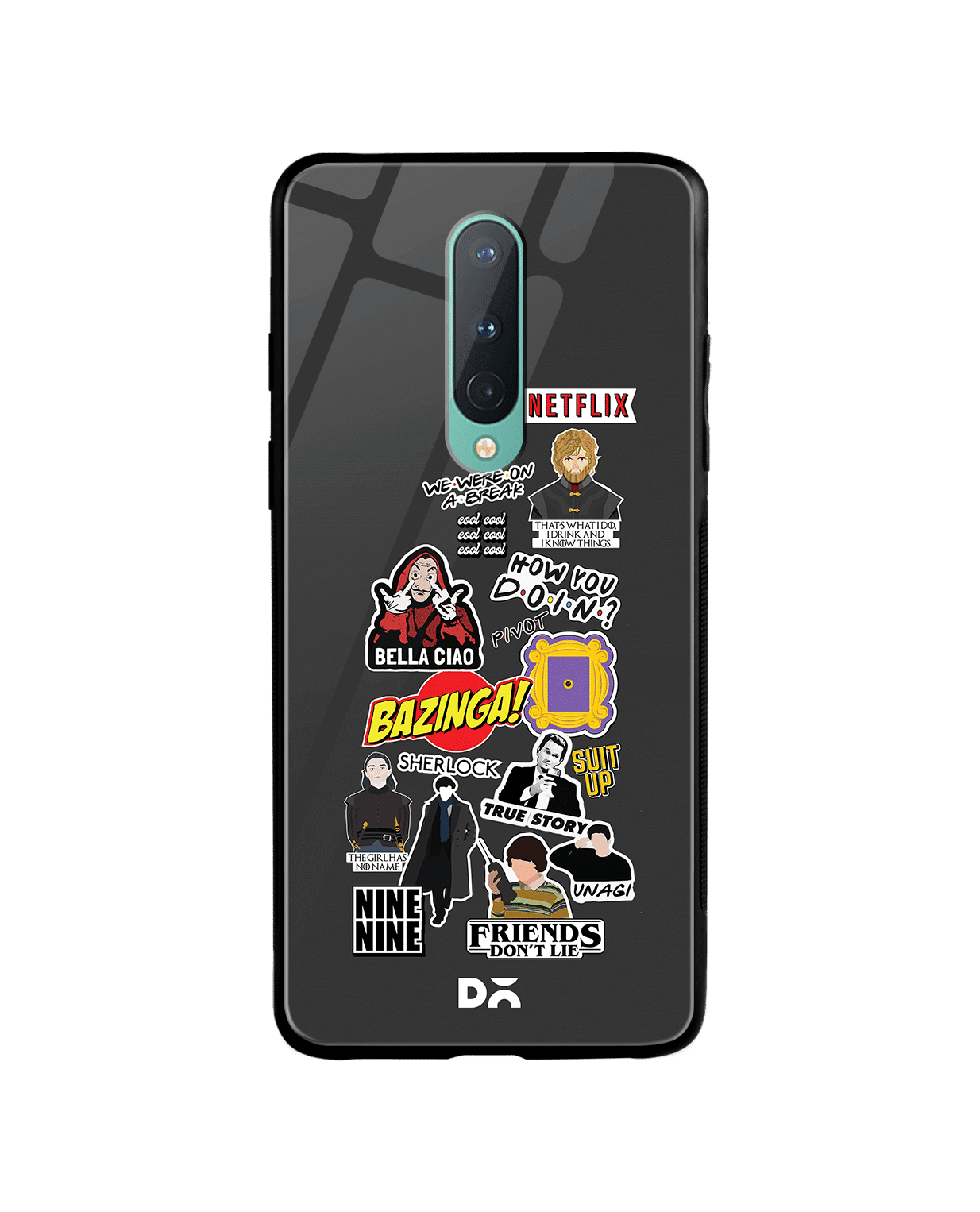DailyObjects Binge Watch Glass Case Cover For OnePlus 8 Oneplus