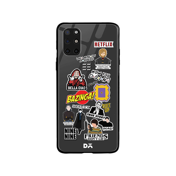

DailyObjects Binge Watch Glass Case Cover For OnePlus 8T