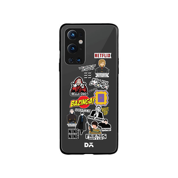

DailyObjects Binge Watch Glass Case Cover For OnePlus 9 Pro