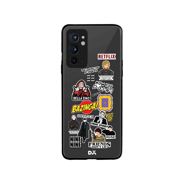 

DailyObjects Binge Watch Glass Case Cover For OnePlus 9RT