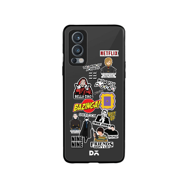 

DailyObjects Binge Watch Glass Case Cover For OnePlus Nord 2