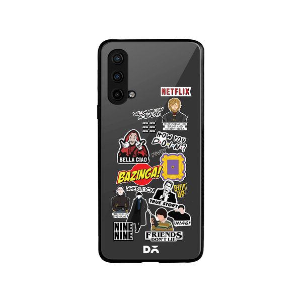 

DailyObjects Binge Watch Glass Case Cover For OnePlus Nord CE