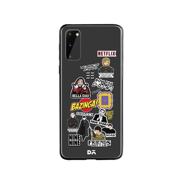 

DailyObjects Binge Watch Glass Case Cover For Samsung Galaxy S20