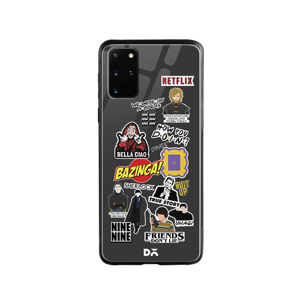 

DailyObjects Binge Watch Glass Case Cover For Samsung Galaxy S20 Plus