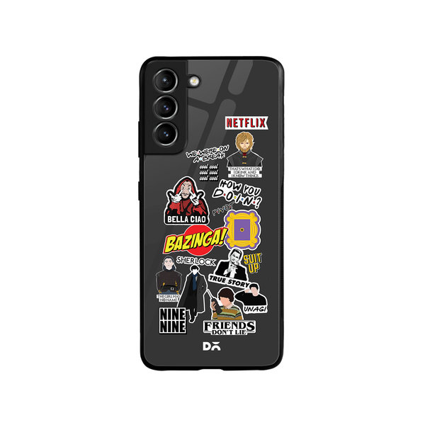 

DailyObjects Binge Watch Glass Case Cover For Samsung Galaxy S21 FE