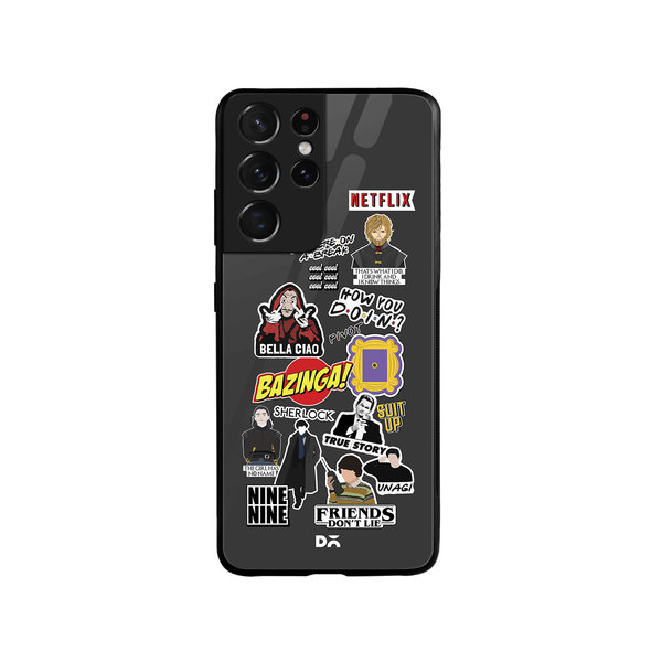 

DailyObjects Binge Watch Glass Case Cover For Samsung Galaxy S21 Ultra
