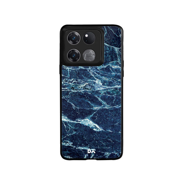 

DailyObjects Black And Sea Marble Glass Case Cover For OnePlus Ace Racing