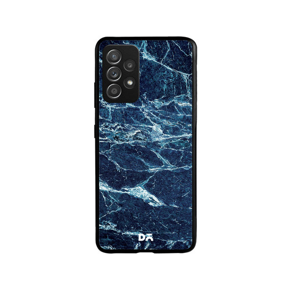 

DailyObjects Black And Sea Marble Glass Case Cover For Samsung Galaxy A52