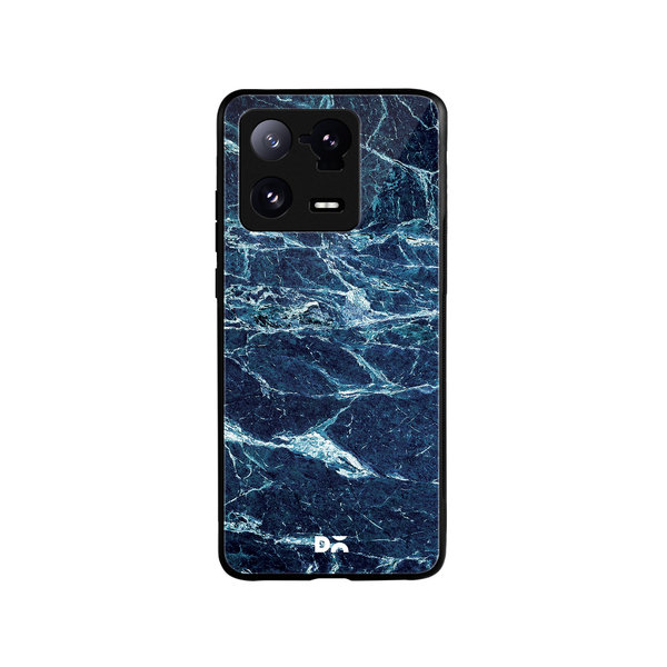 

DailyObjects Black And Sea Marble Glass Case Cover For Xiaomi 13 Pro