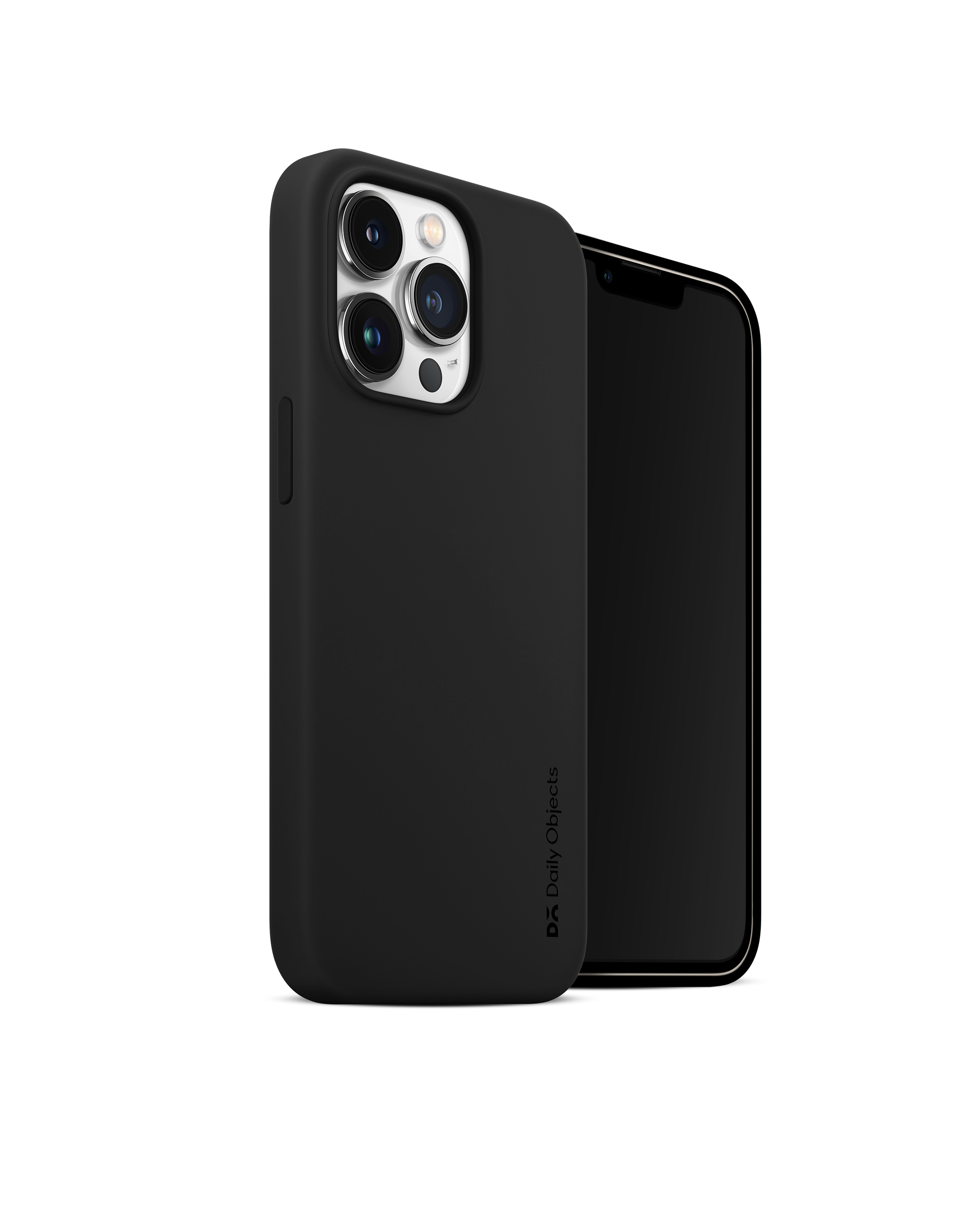 DailyObjects Black Flekt Silicone Case Cover For iPhone 14 Pro