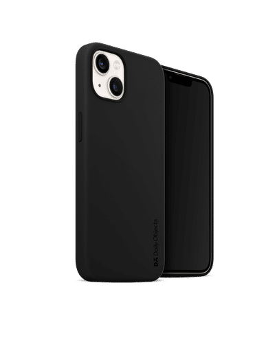 Black Flekt Silicone Case Cover For iPhone 15 Plus