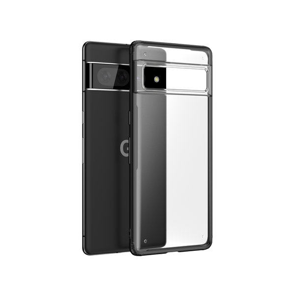 

DailyObjects Black Frosted Clear Case Cover For Google Pixel 7 Pro