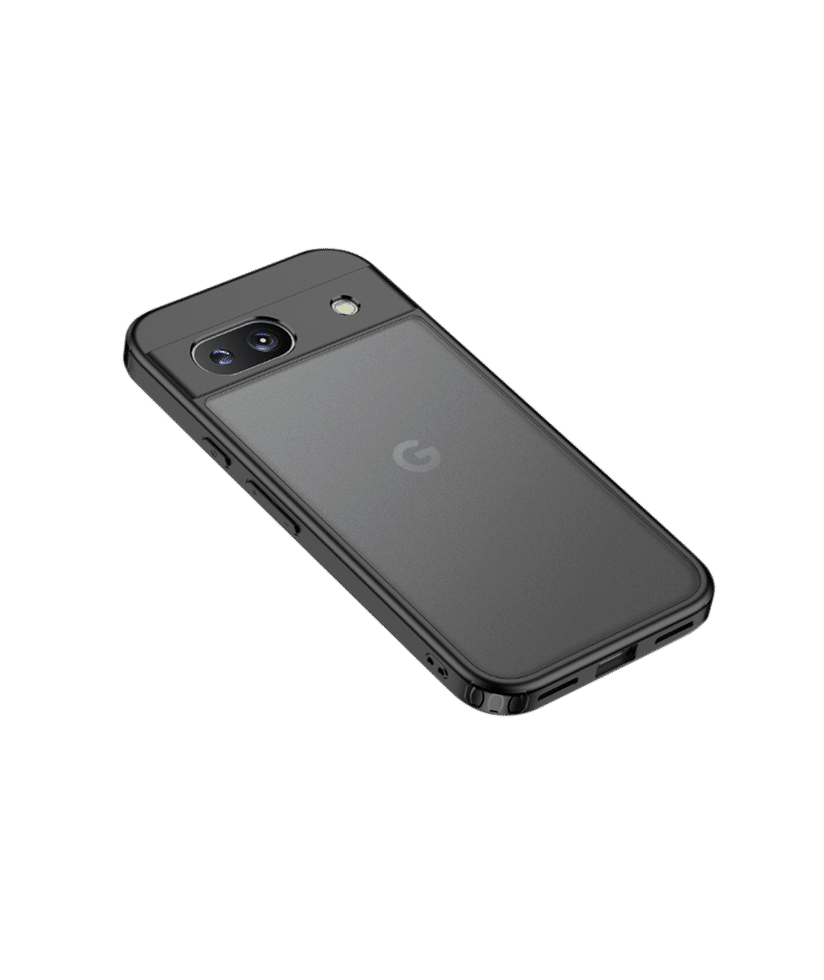 DailyObjects Black Frosted Clear Case Cover For Google Pixel