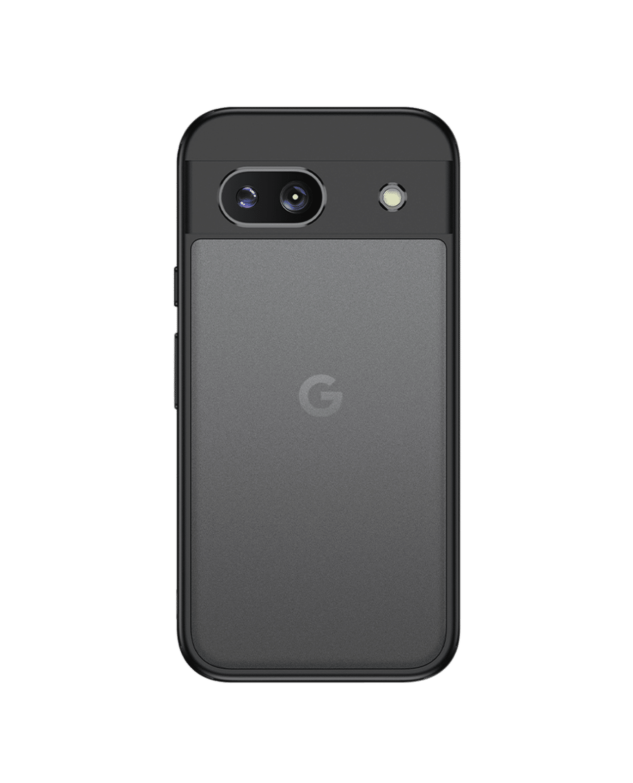 Black Frosted Clear Case Cover For Google Pixel 8a