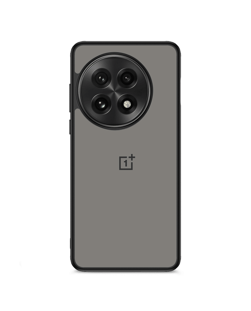 Black Frosted Clear Case Cover For OnePlus 13