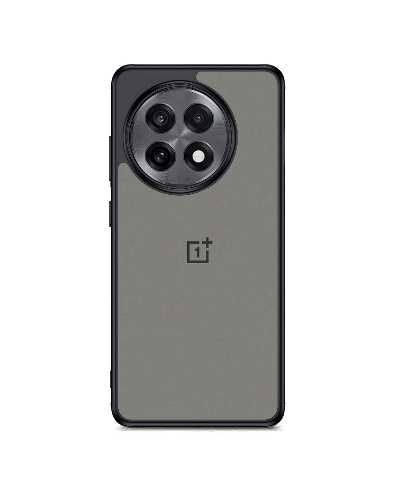 Black Frosted Clear Case Cover For OnePlus 13R