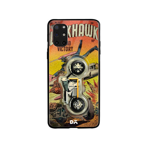 

DailyObjects Black Hawk Glass Case Cover For OnePlus 8T
