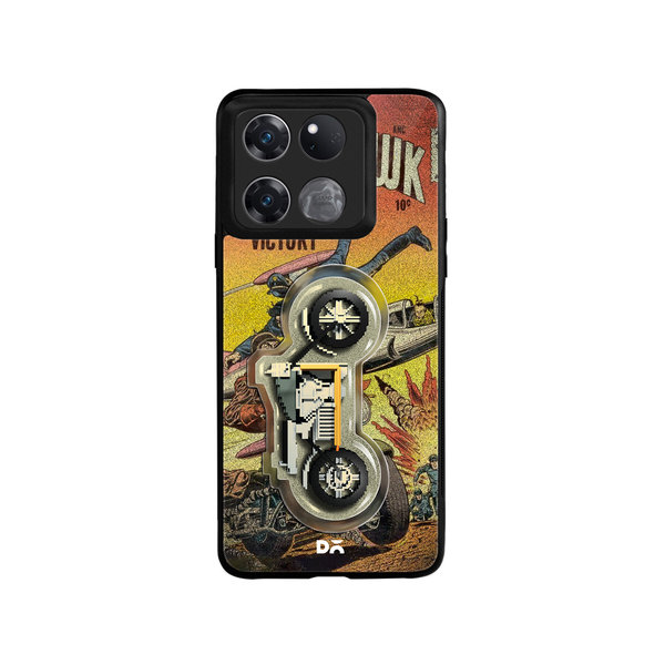 

DailyObjects Black Hawk Glass Case Cover For OnePlus Ace Racing