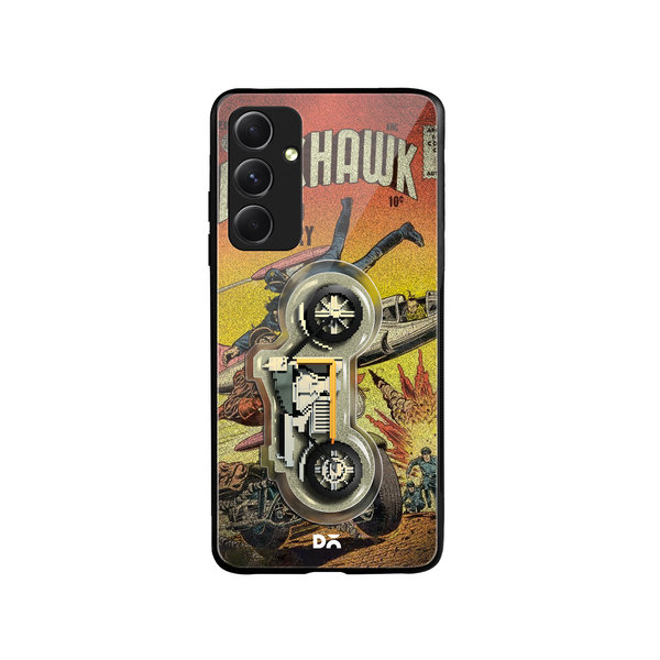 

DailyObjects Black Hawk Glass Case Cover For Samsung Galaxy A54 5G