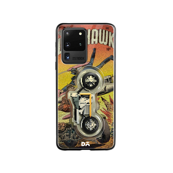 

DailyObjects Black Hawk Glass Case Cover For Samsung Galaxy S20 Ultra