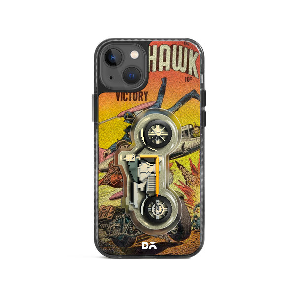 

DailyObjects Black Hawk Stride 2.0 Case Cover For iPhone 15 Plus