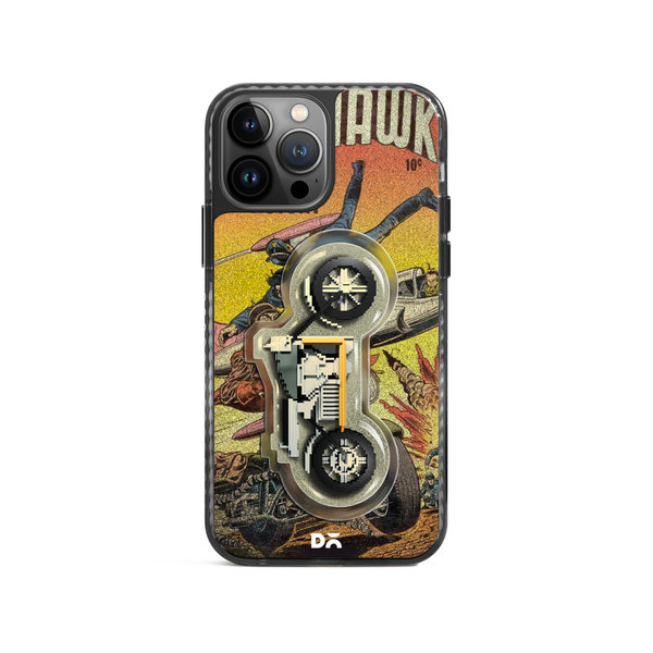 

DailyObjects Black Hawk Stride 2.0 Case Cover For iPhone 15 Pro Max