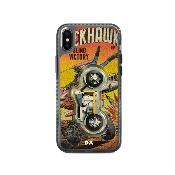 

DailyObjects Black Hawk Stride 2.0 Case Cover For iPhone XS