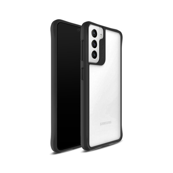 

DailyObjects Black Hybrid Clear Case Cover for Samsung Galaxy S22
