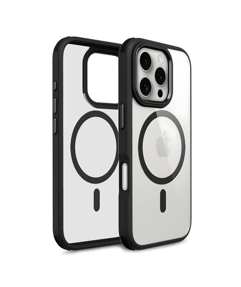 Black Armour MagSafe Phone Case Cover For iPhone 16 Pro Max