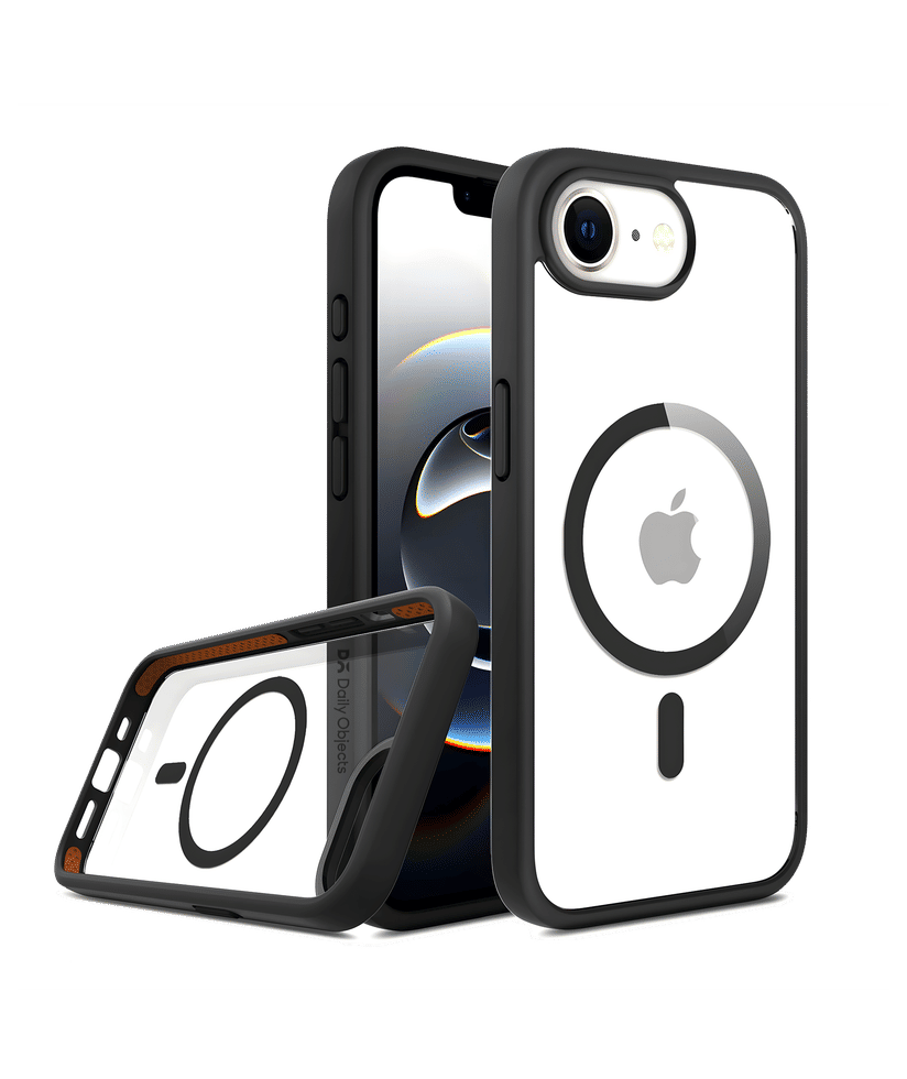 Black Armour MagSafe Phone Case Cover For iPhone 16e