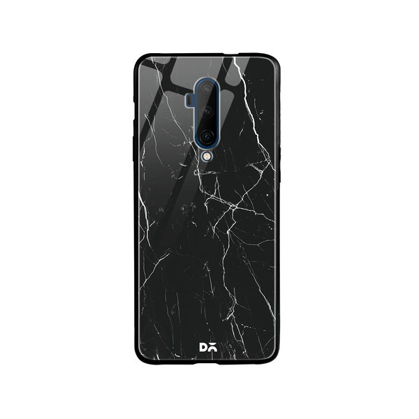 

DailyObjects Black Marble Glass Case Cover For OnePlus 7T Pro