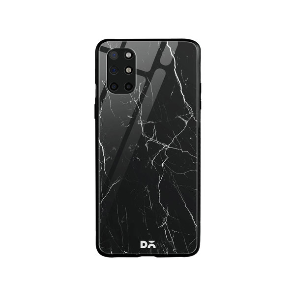 

DailyObjects Black Marble Glass Case Cover For OnePlus 8T