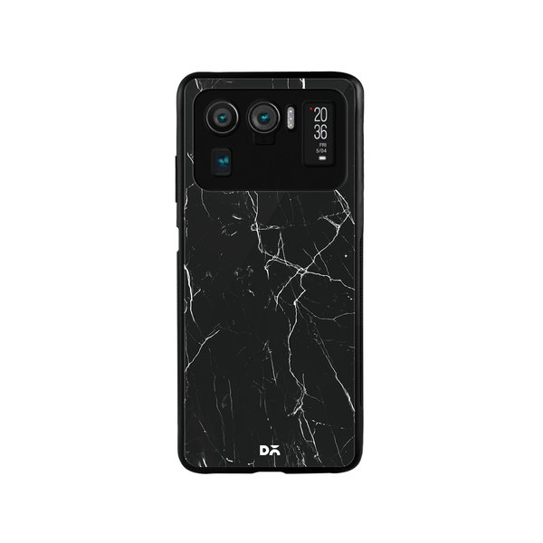 

DailyObjects Black Marble Glass Case Cover For Xiaomi Mi 11 Ultra