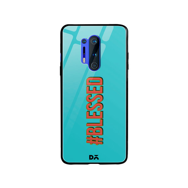 

DailyObjects Blessed Blue Glass Case Cover For OnePlus 8 Pro