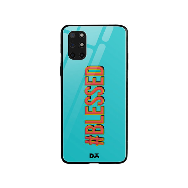 

DailyObjects Blessed Blue Glass Case Cover For OnePlus 8T