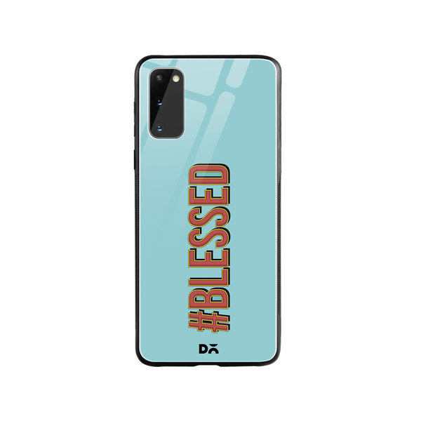 

DailyObjects Blessed Blue Glass Case Cover For Samsung Galaxy S20