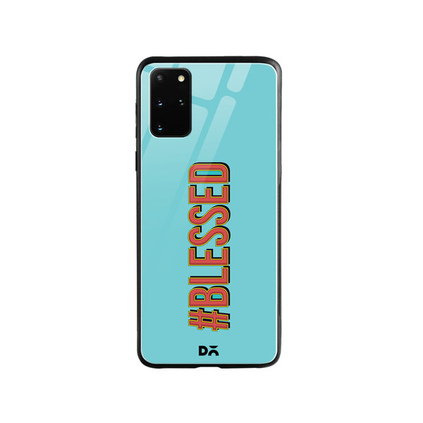 

DailyObjects Blessed Blue Glass Case Cover For Samsung Galaxy S20 Plus
