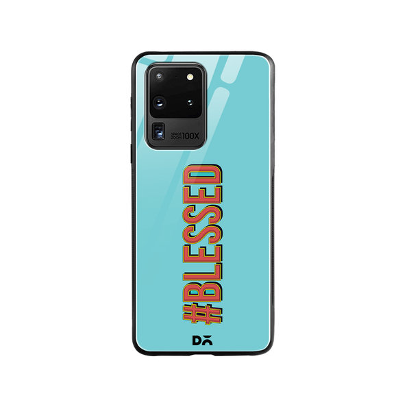 

DailyObjects Blessed Blue Glass Case Cover For Samsung Galaxy S20 Ultra