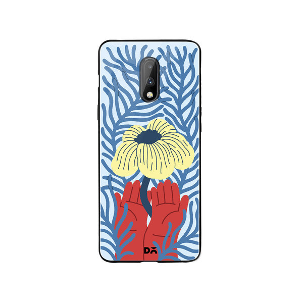 

DailyObjects Bloom Bliss Glass Case Cover For OnePlus 7
