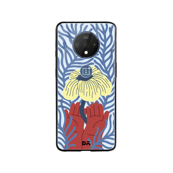 

DailyObjects Bloom Bliss Glass Case Cover For OnePlus 7T