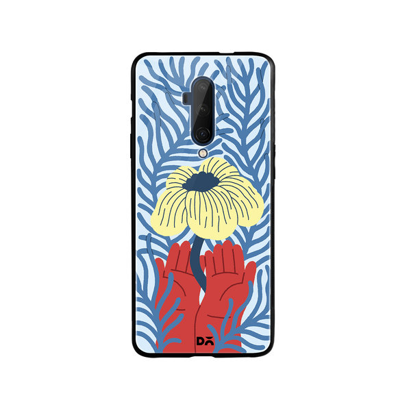 

DailyObjects Bloom Bliss Glass Case Cover For OnePlus 7T Pro
