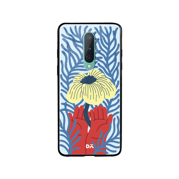 

DailyObjects Bloom Bliss Glass Case Cover For OnePlus 8