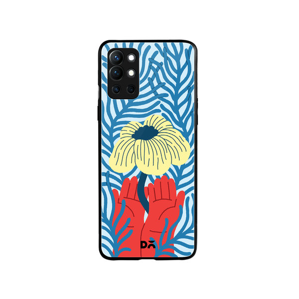 

DailyObjects Bloom Bliss Glass Case Cover For OnePlus 9R