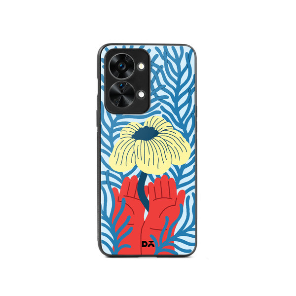 

DailyObjects Bloom Bliss Glass Case Cover For OnePlus Nord 2T